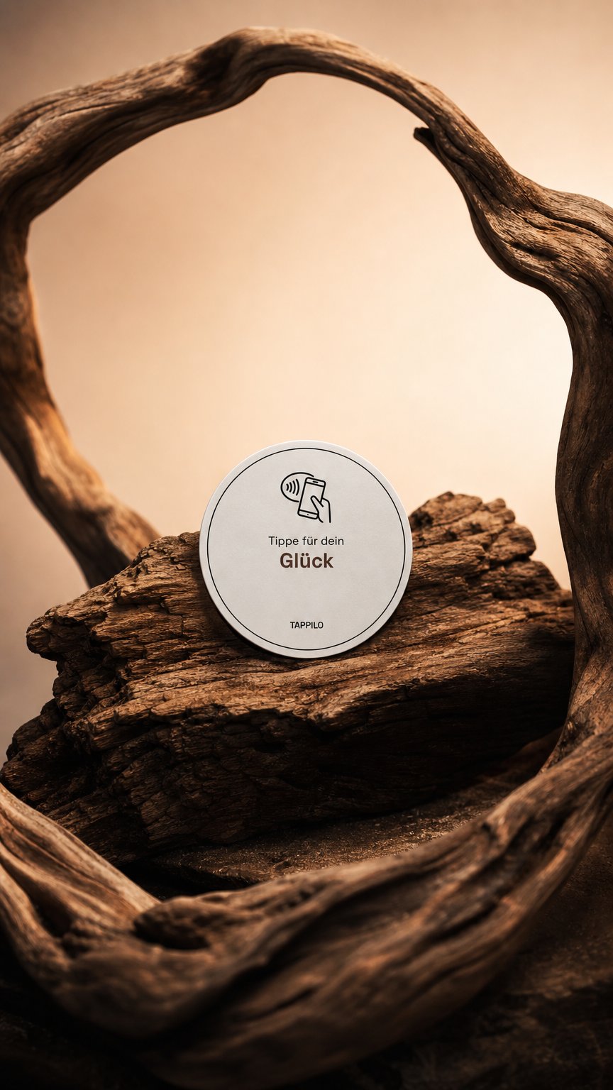 AI product shot of Tappilo NFC-Sticker