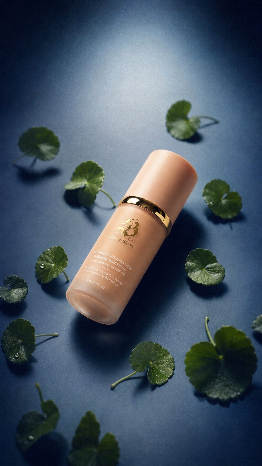 AI product shot of TERYVO® BLOOM BASE 4 EN 1 CON SPF50+