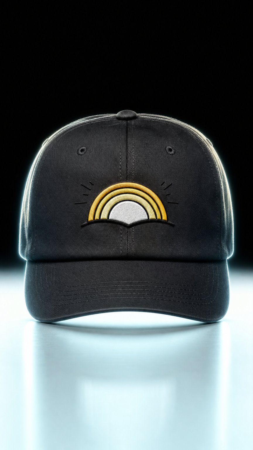 AI product shot of Testimonies of Faith Dad Hat