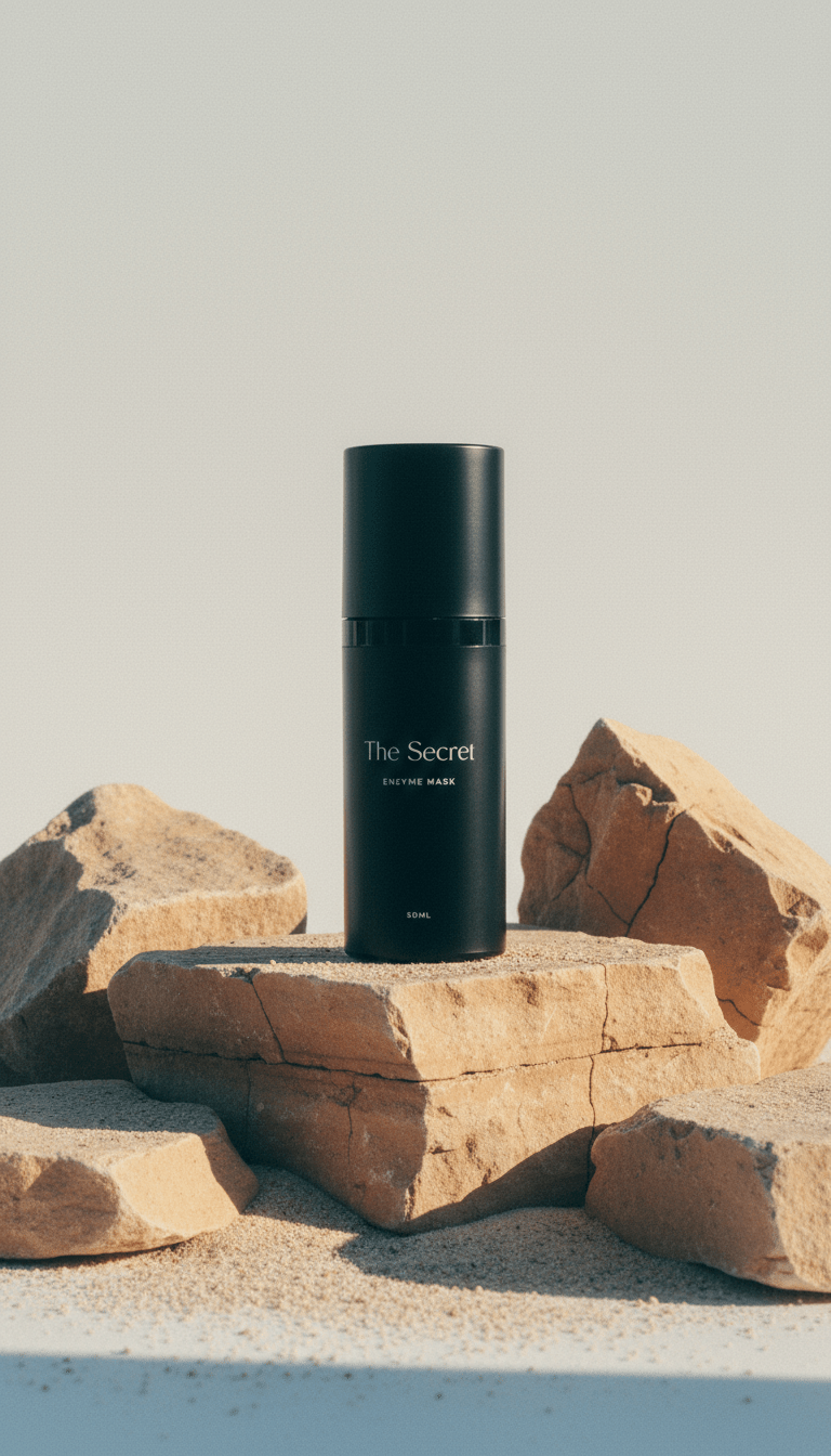 AI product shot of Enzyme Mask
