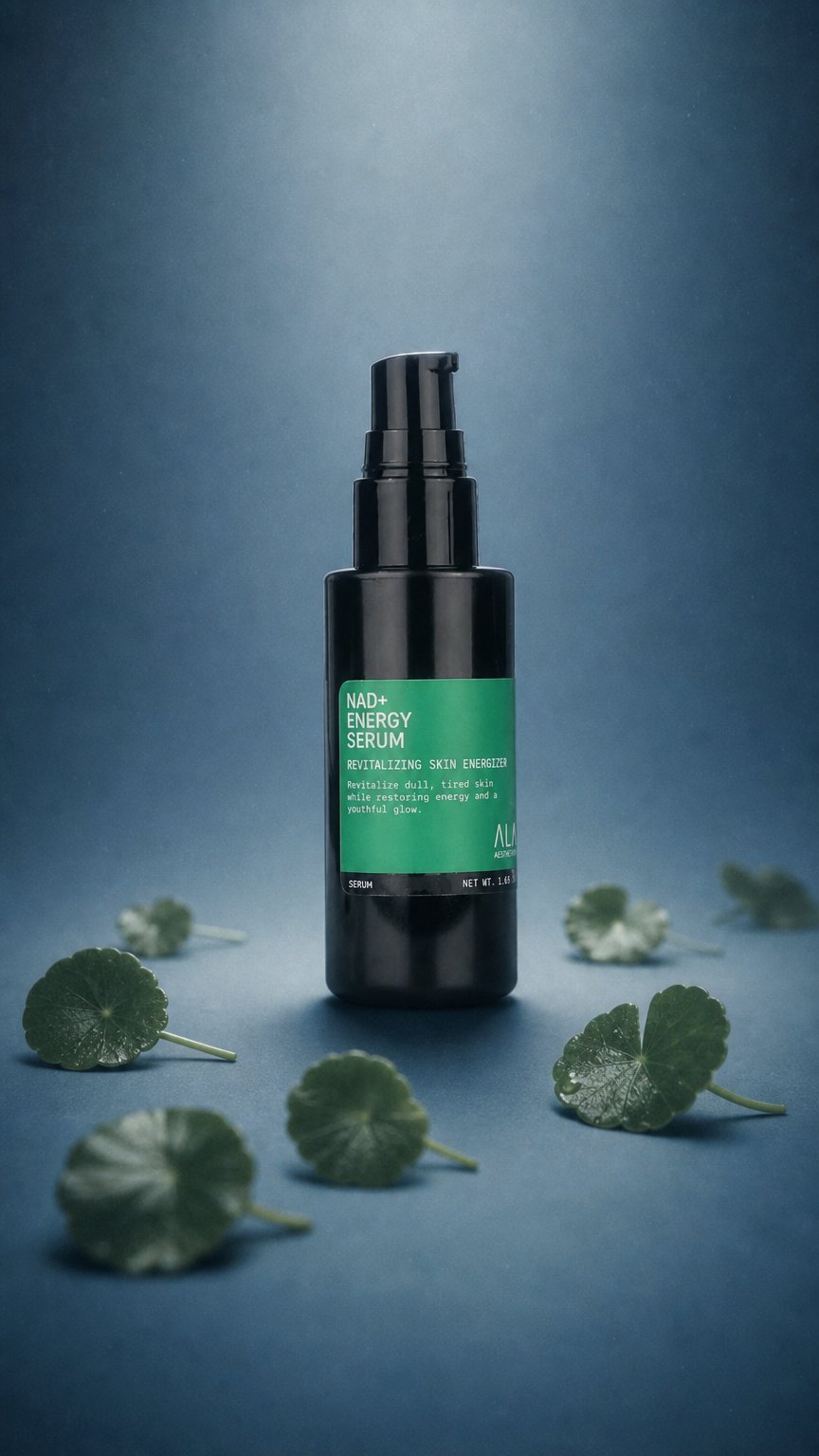 AI product shot of NAD+ Energy Serum
