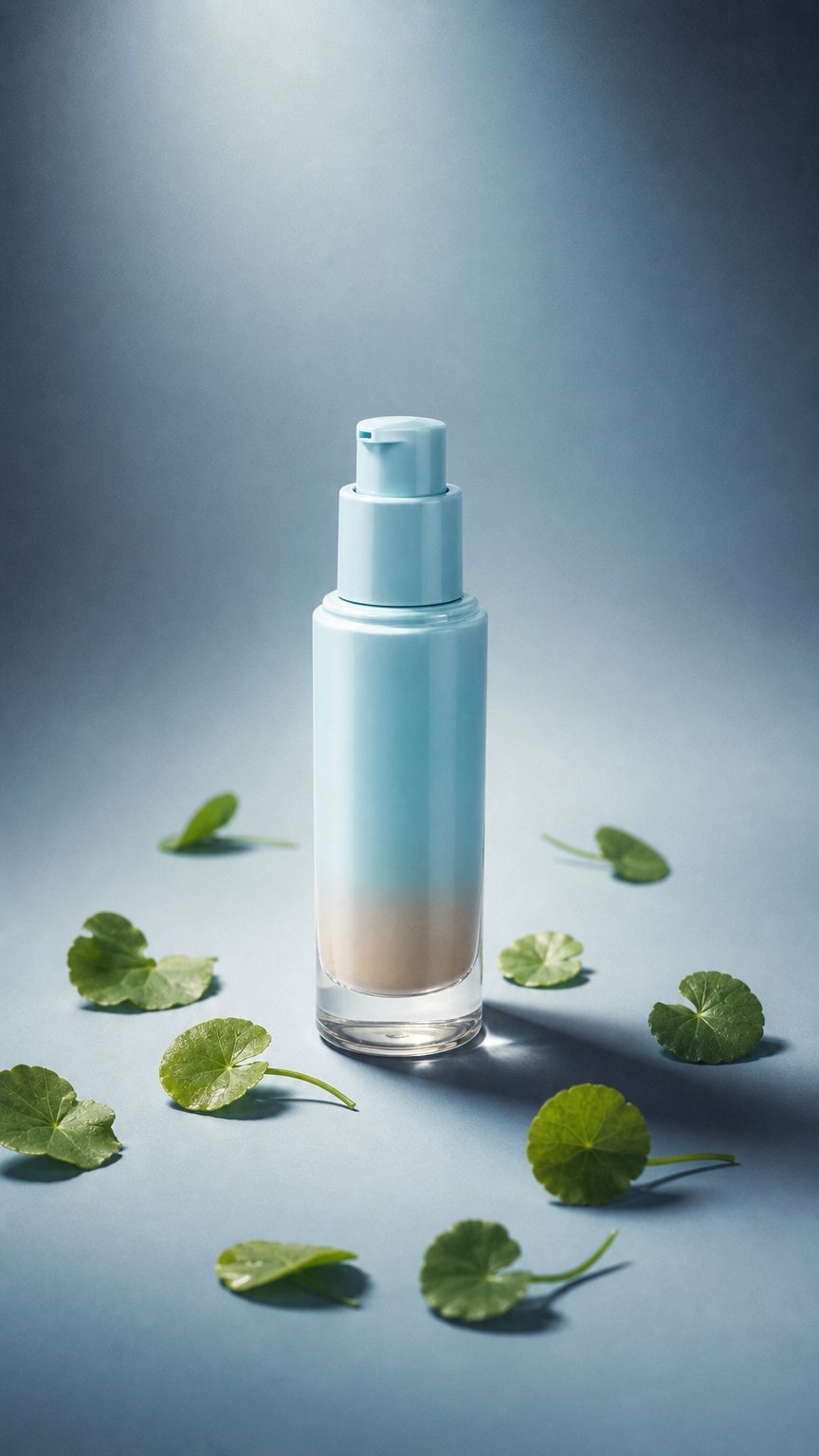 AI product shot of TIMAGE Frosted Fine Gauze Lasting Foundation Correcting Concealer 30ml+1g 彩棠雾瓷轻纱持妆粉底液饰颜遮瑕膏