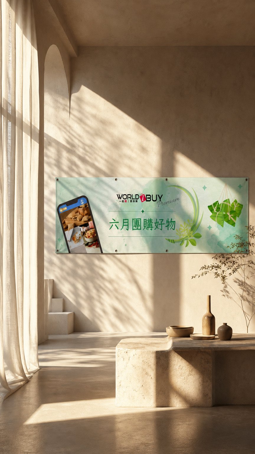 AI product shot of 六月團購好物
