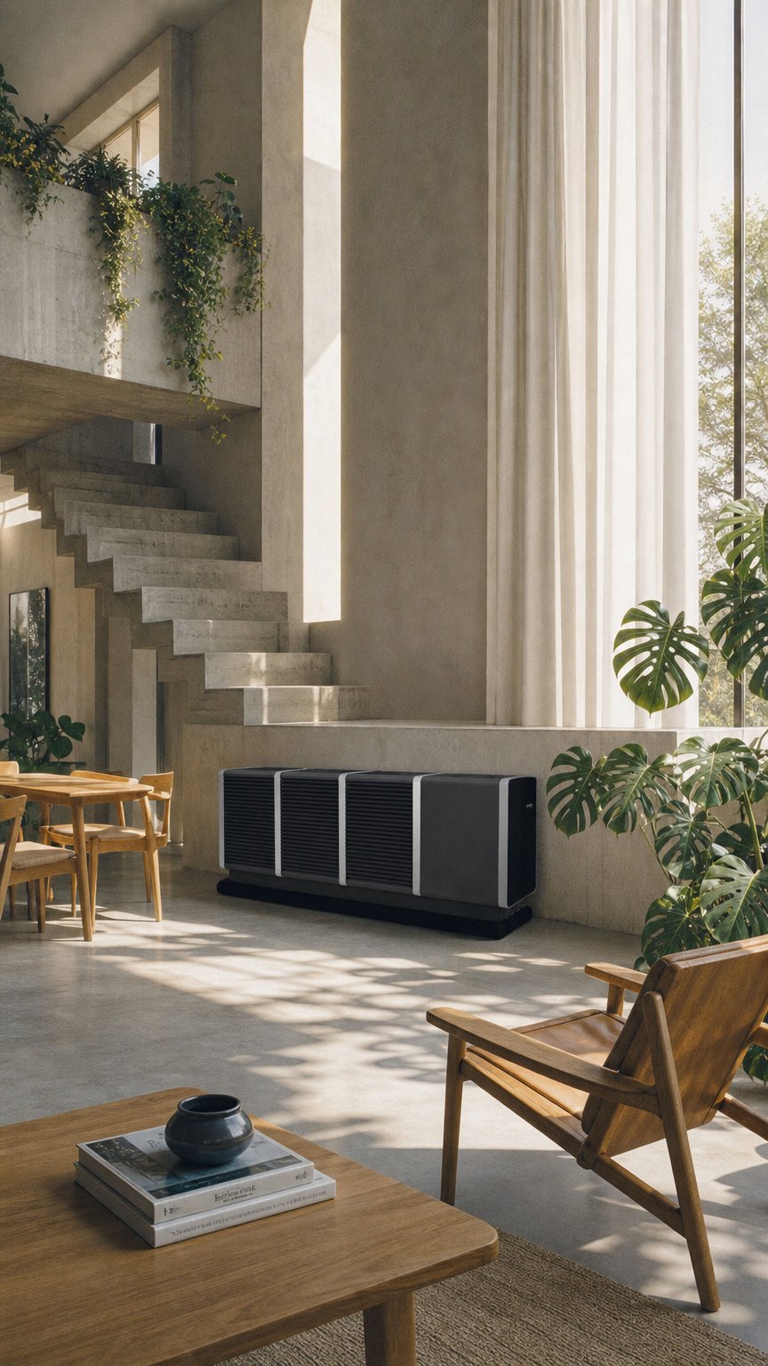 AI product shot of Solid Air-Compact Large Heat Pump