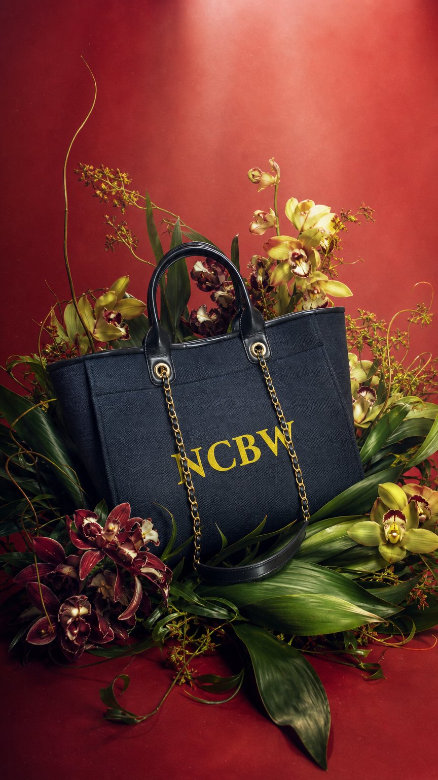 AI product shot of NCBW Tote Bag