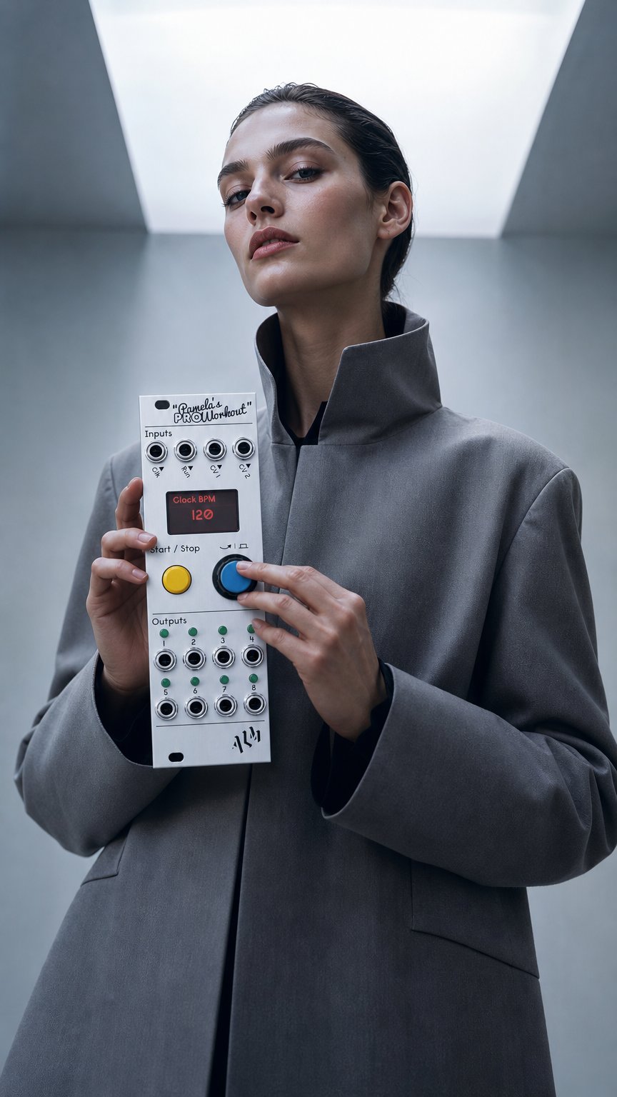 AI product shot of Pamela's PRO Workout: Clocking Modulator