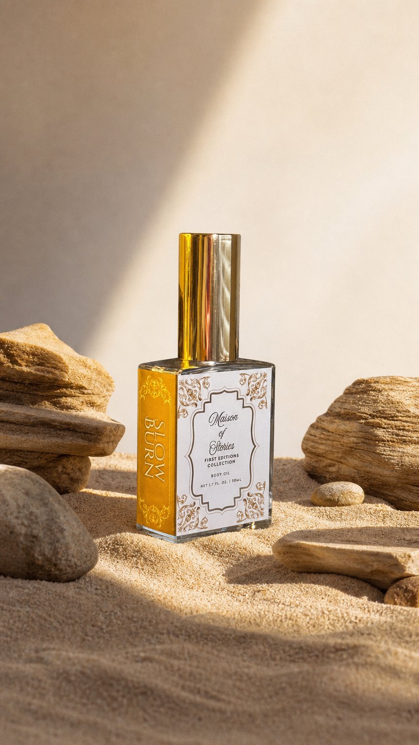 AI product shot of Slow Burn