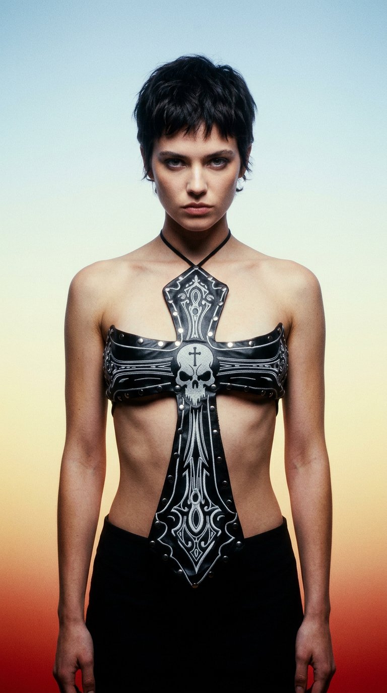 AI product shot of Saint Vandal Cross Top