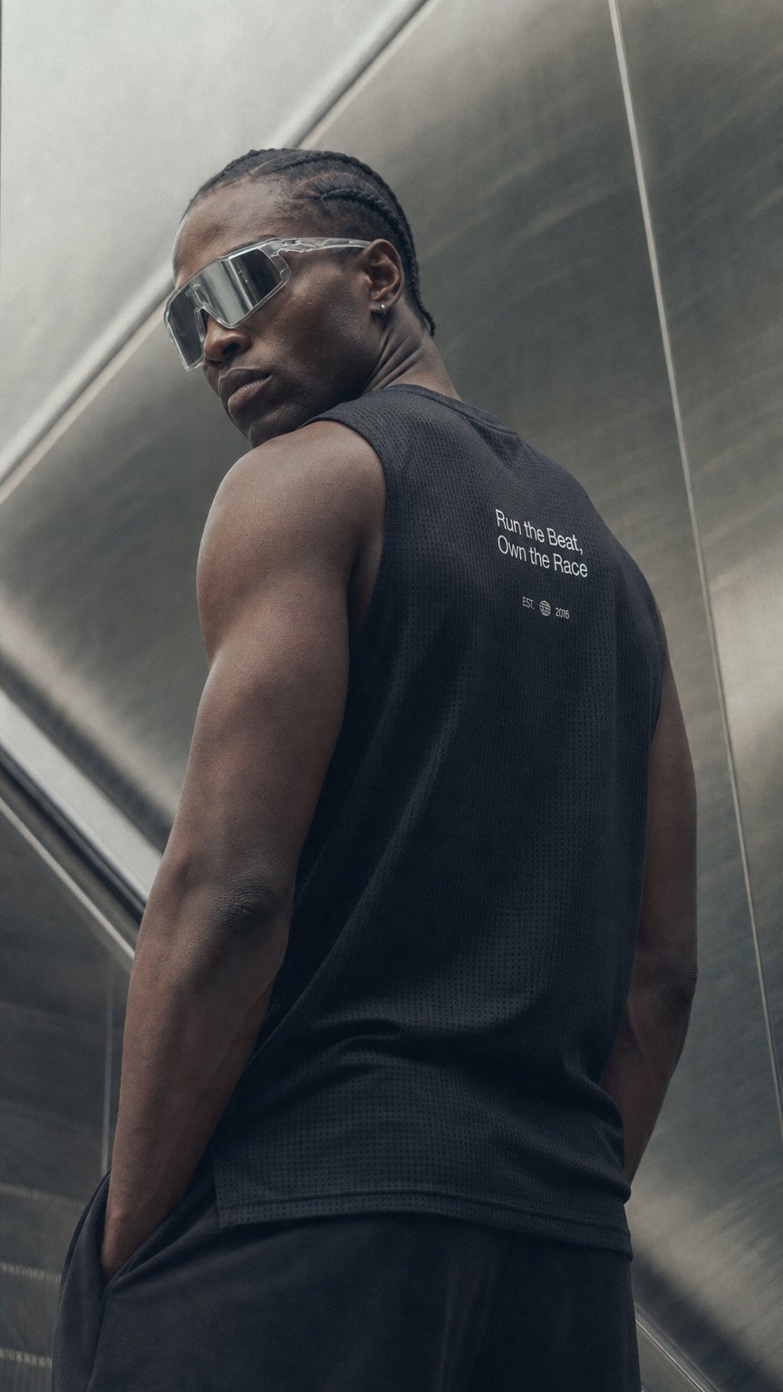 AI product shot of PRE-ORDER Canotta AERO Nero Uomo
