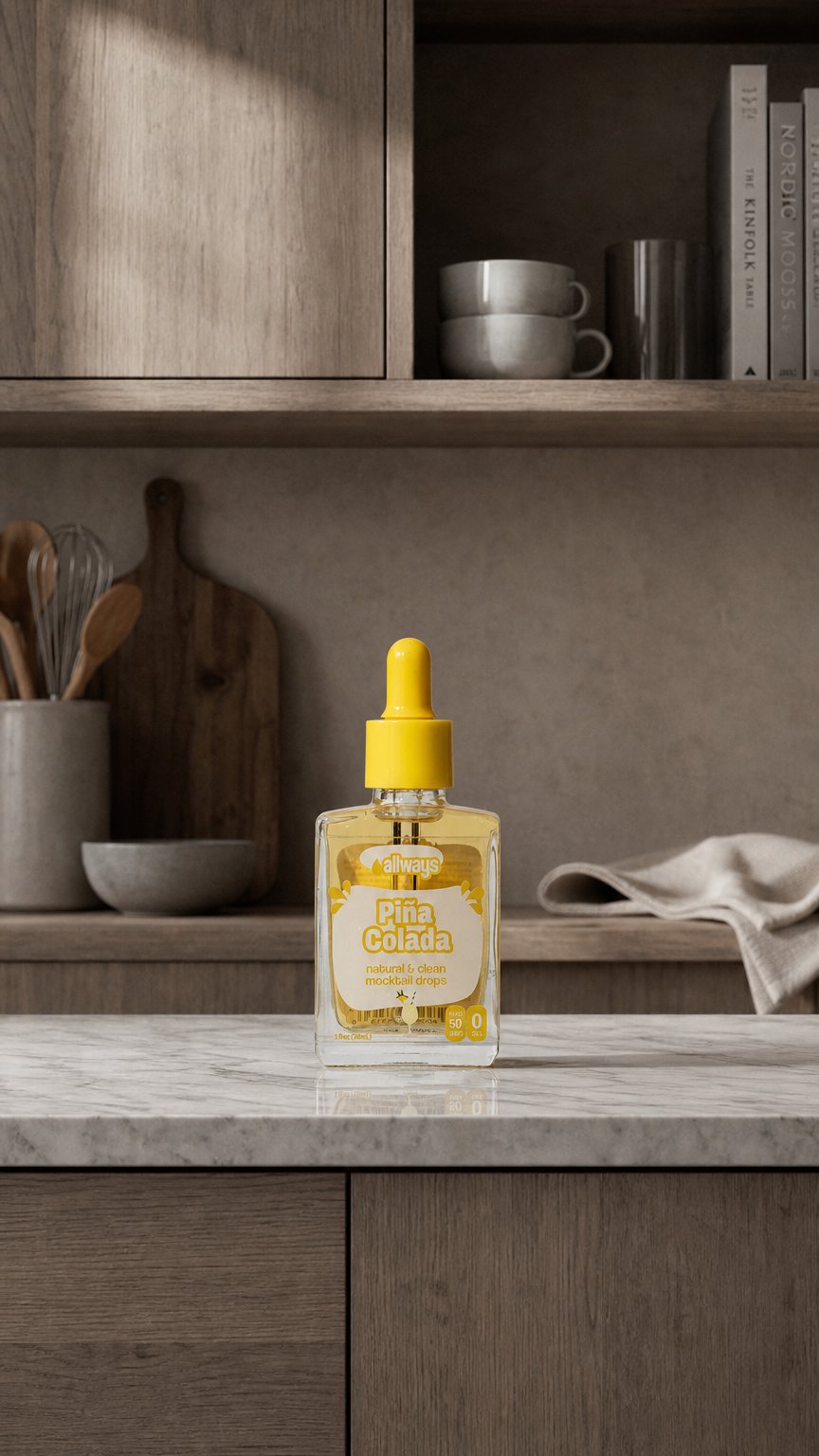 AI product shot of Piña Colada Drops