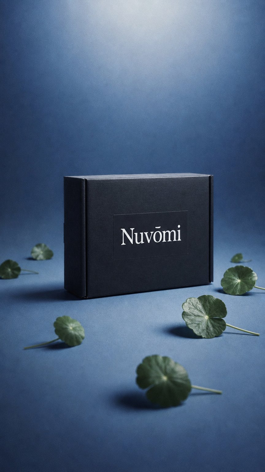 AI product shot of Nuvōmi Skincare Box