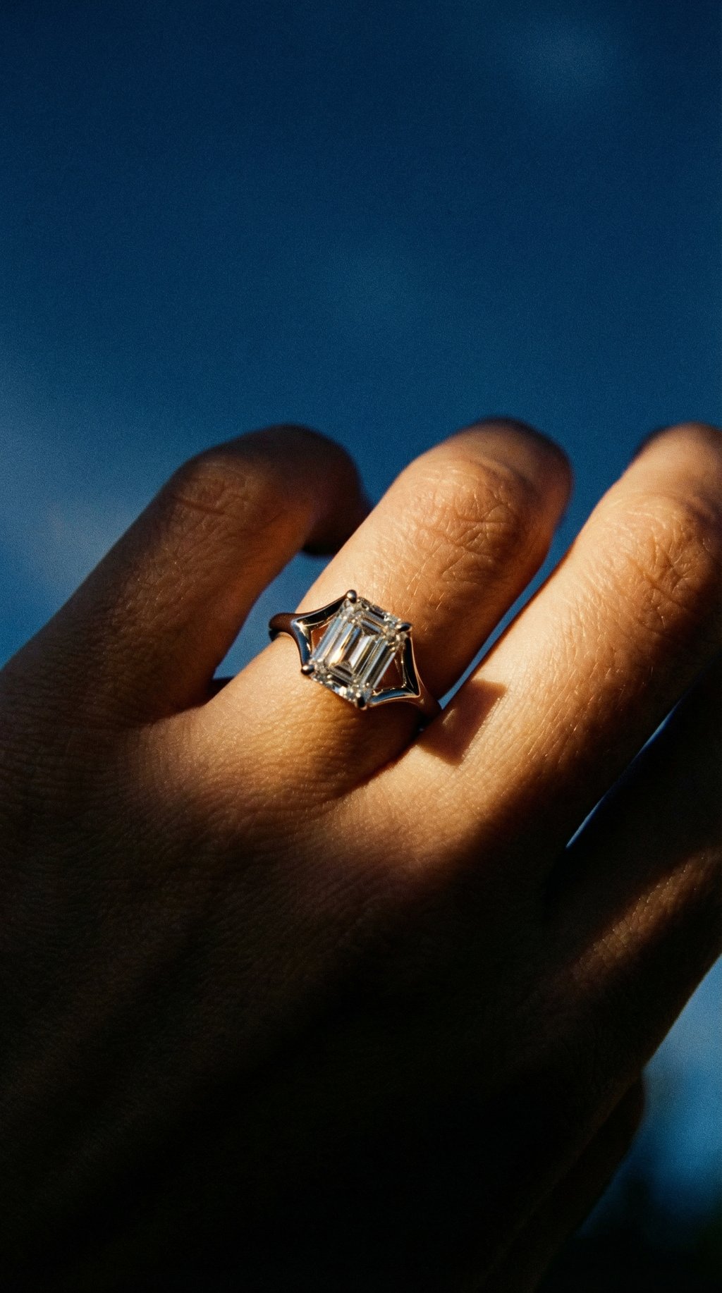 AI product shot of Fantasy Solitaire Engagement Ring
