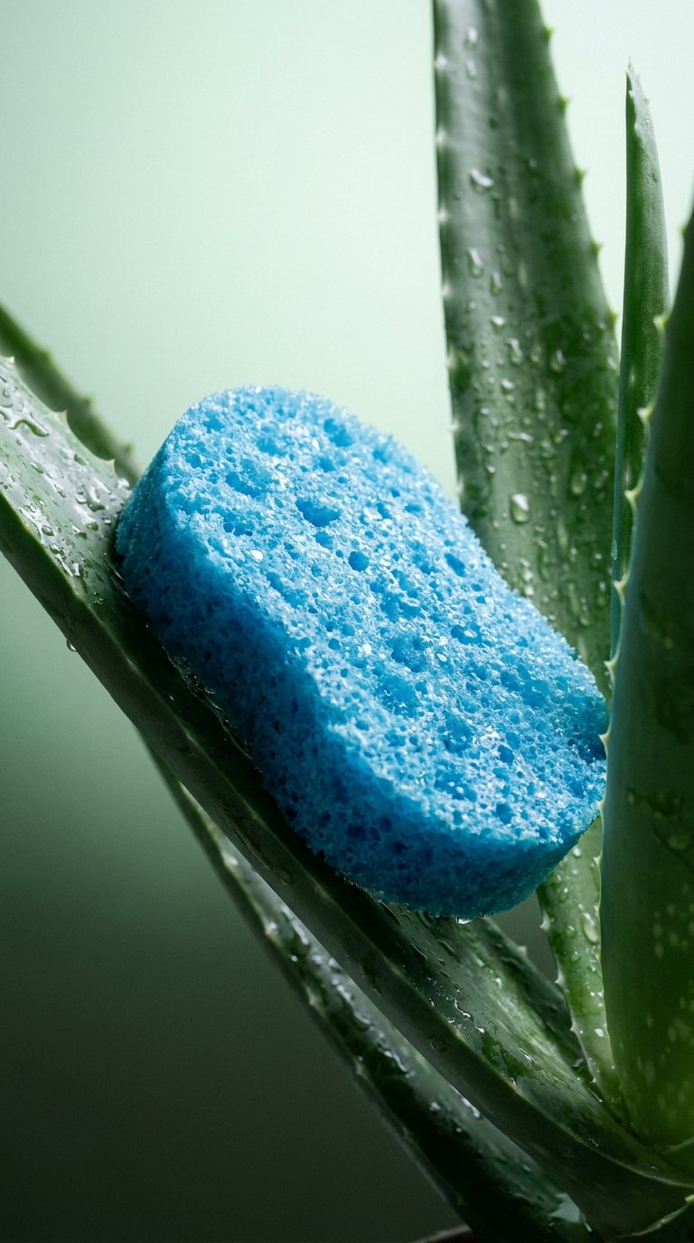 AI product shot of Savage Exfoliating Soap Sponge (For Him)