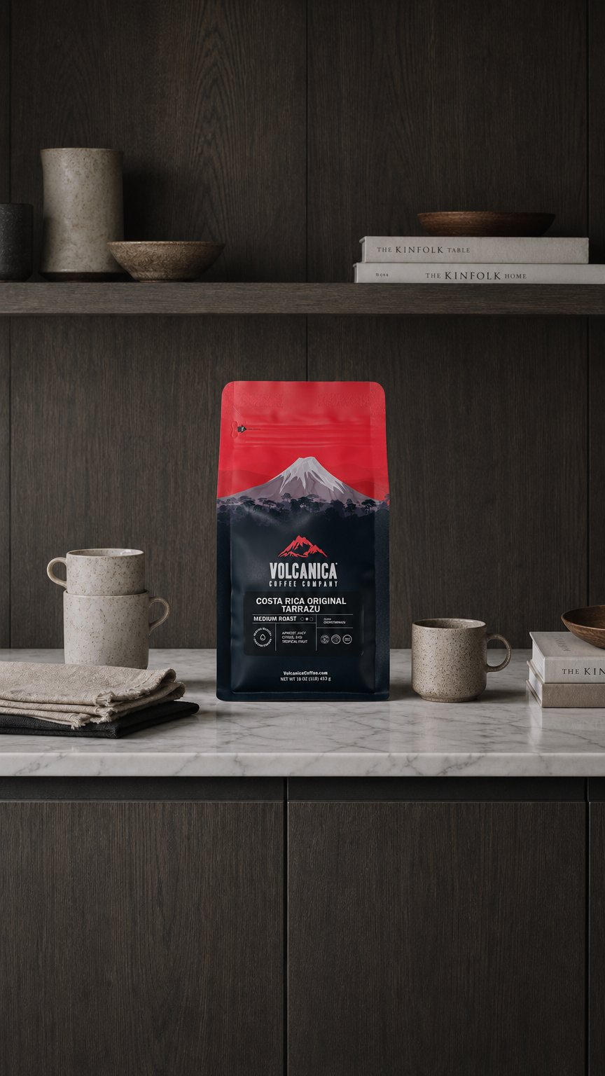 AI product shot of Costa Rica Coffee, Original, Tarrazu