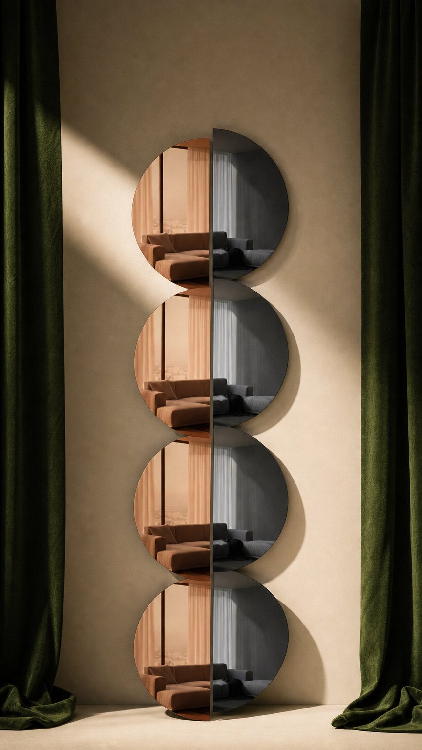 AI product shot of Zestaw luster Half Circle Zen Color