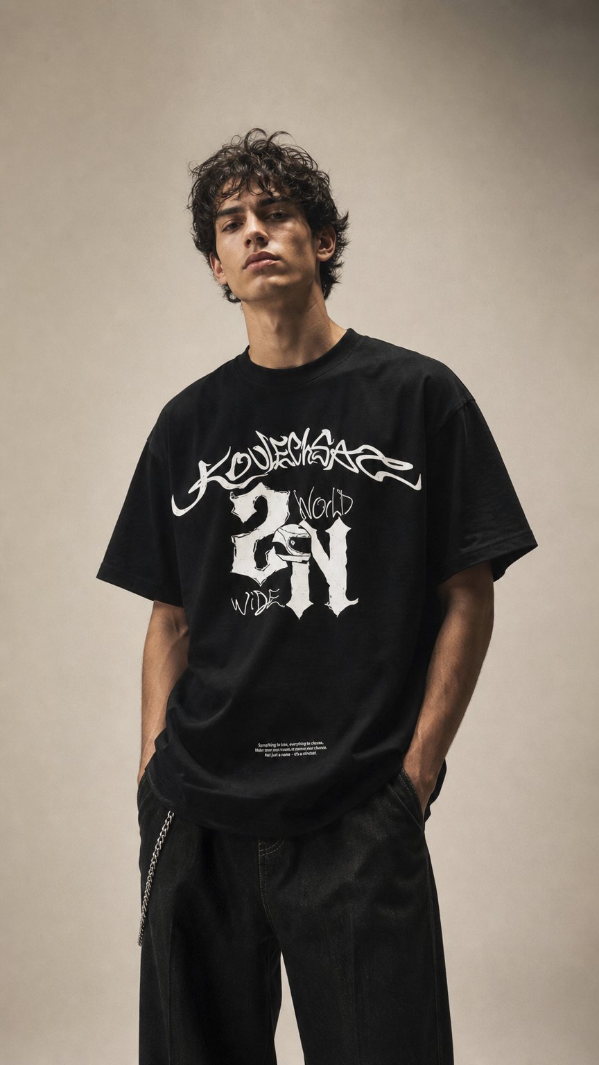 AI product shot of 2N T-SHIRT