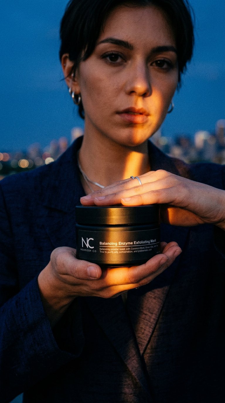 AI product shot of BALANCING ENZYME EXFOLIATING MASK