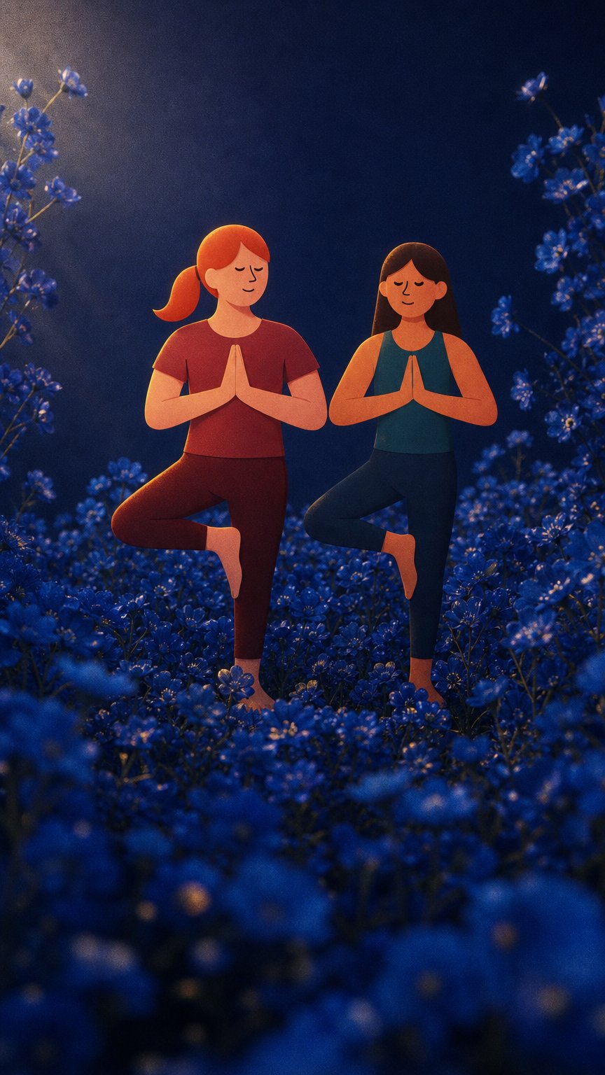 AI product shot of Teen & Parent Yoga Class