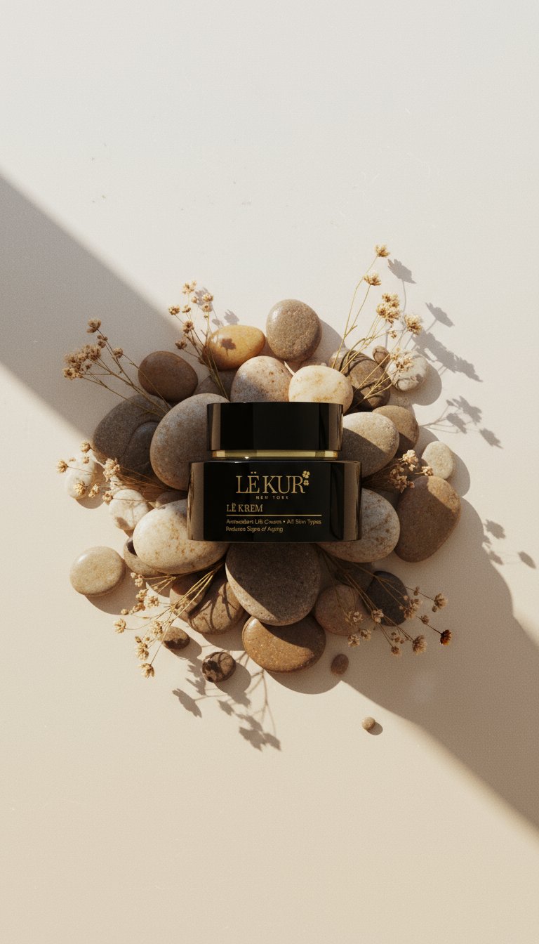 AI product shot of LË KREM
