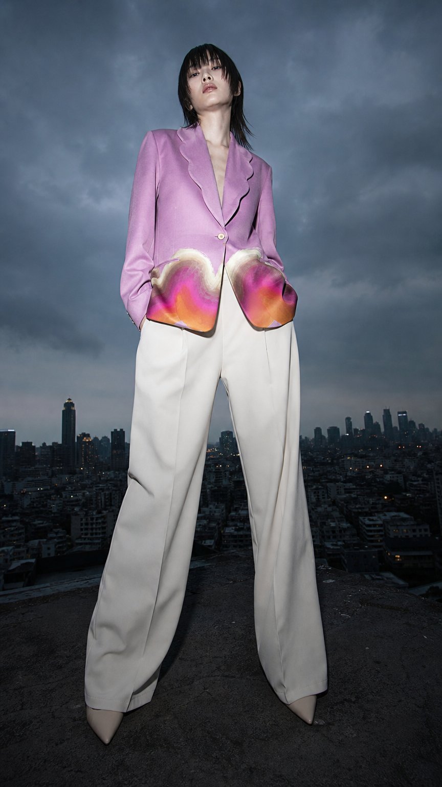 AI product shot of LULU BLAZER