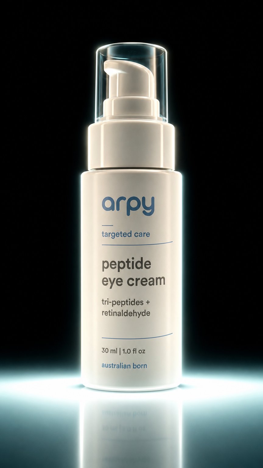 AI product shot of peptide eye cream
