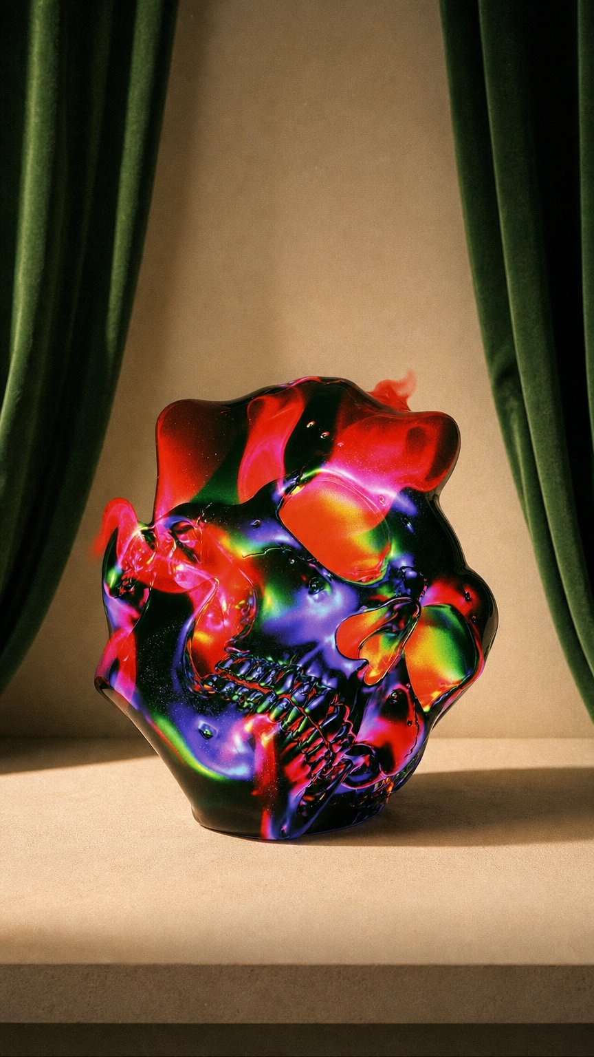 AI product shot of Skull Prism