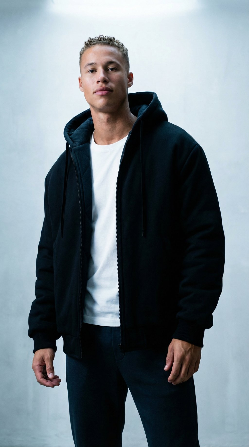 AI product shot of Weighted Hoodie