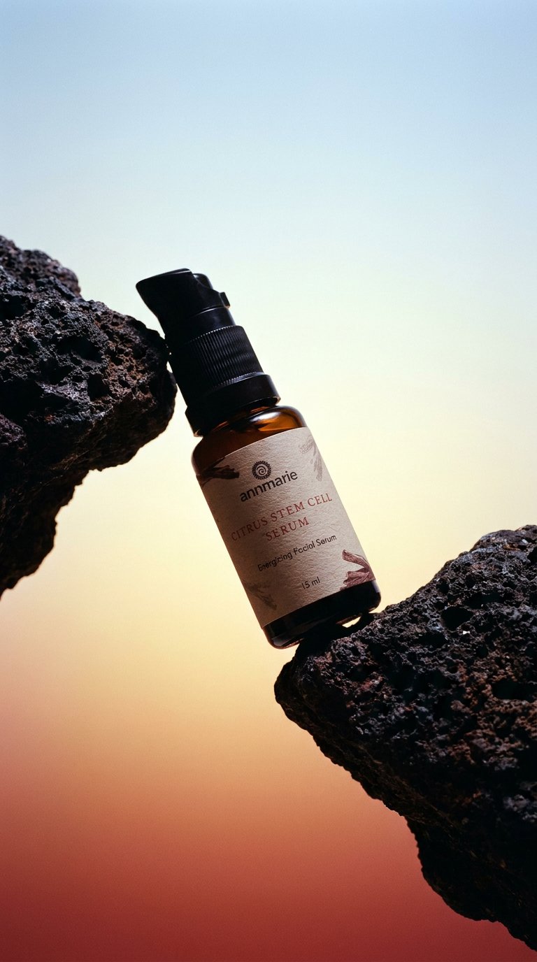 AI product shot of Citrus Stem Cell Face Serum