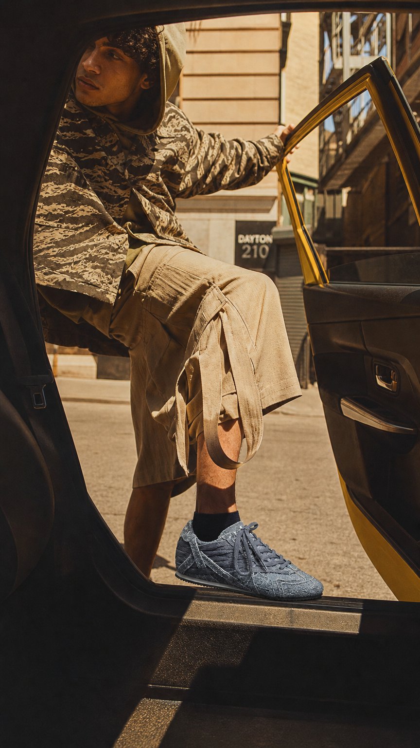 AI product shot of Tether Sneaker