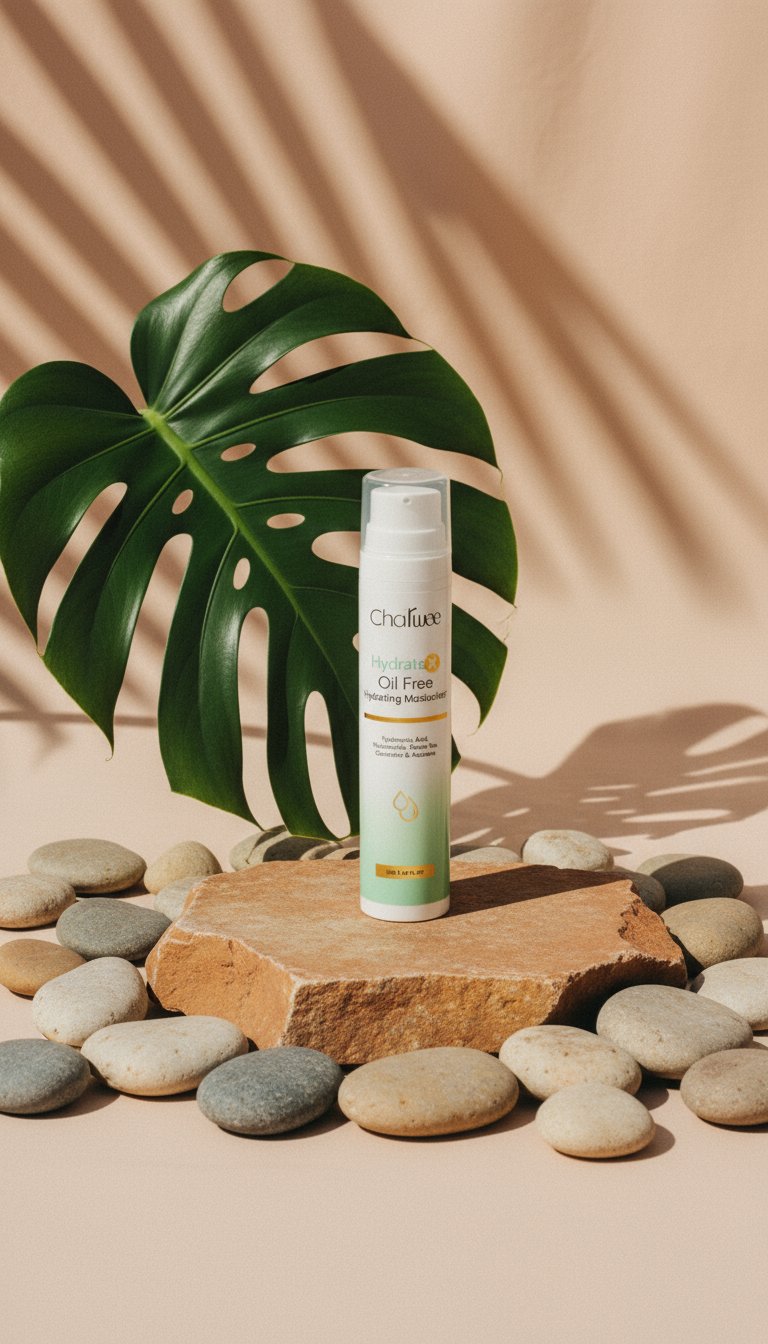 AI product shot of Charwee HydrateX Oil Free Hydrating Moisturiser