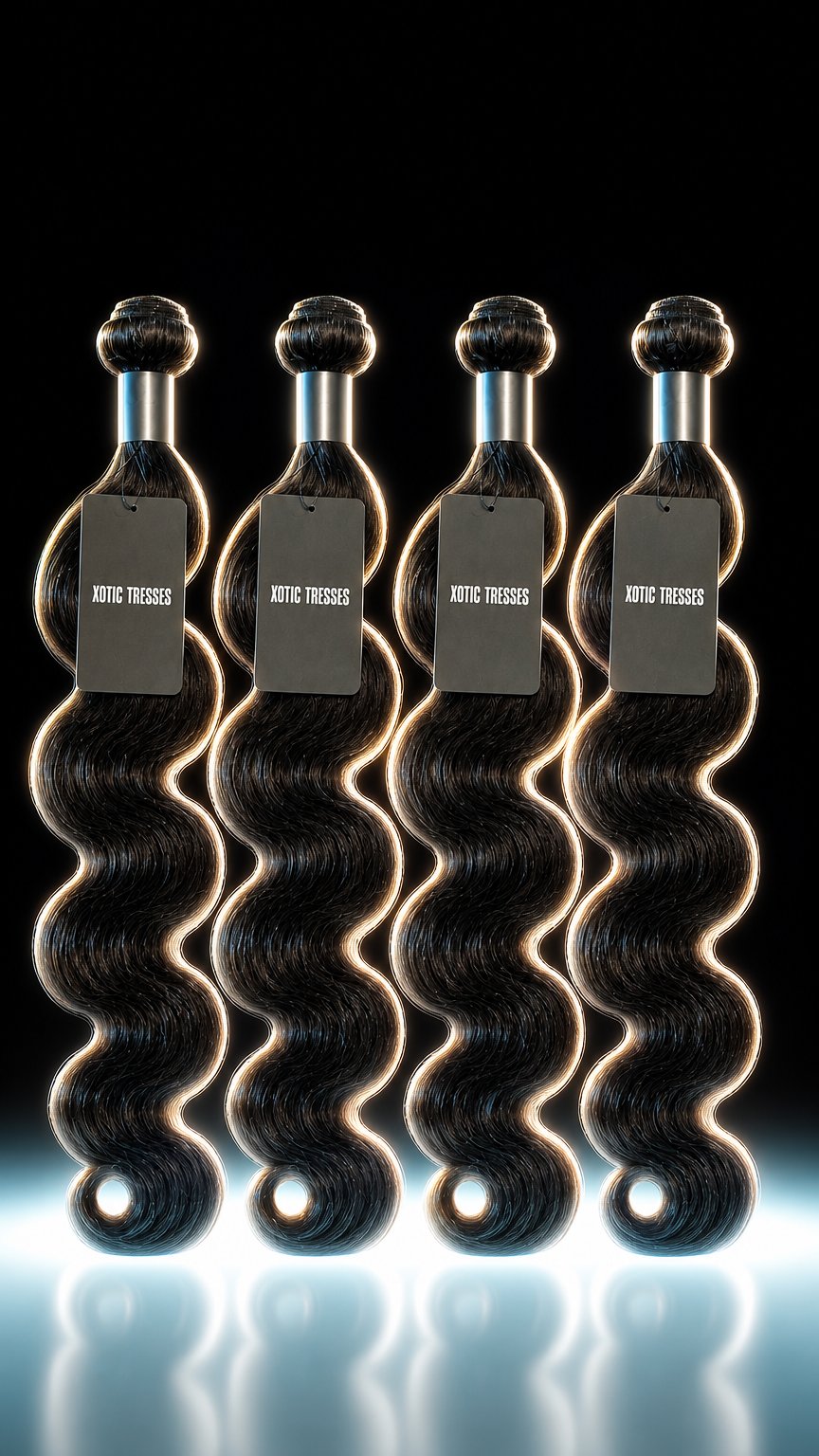 AI product shot of Virgin Hair: Bodywave