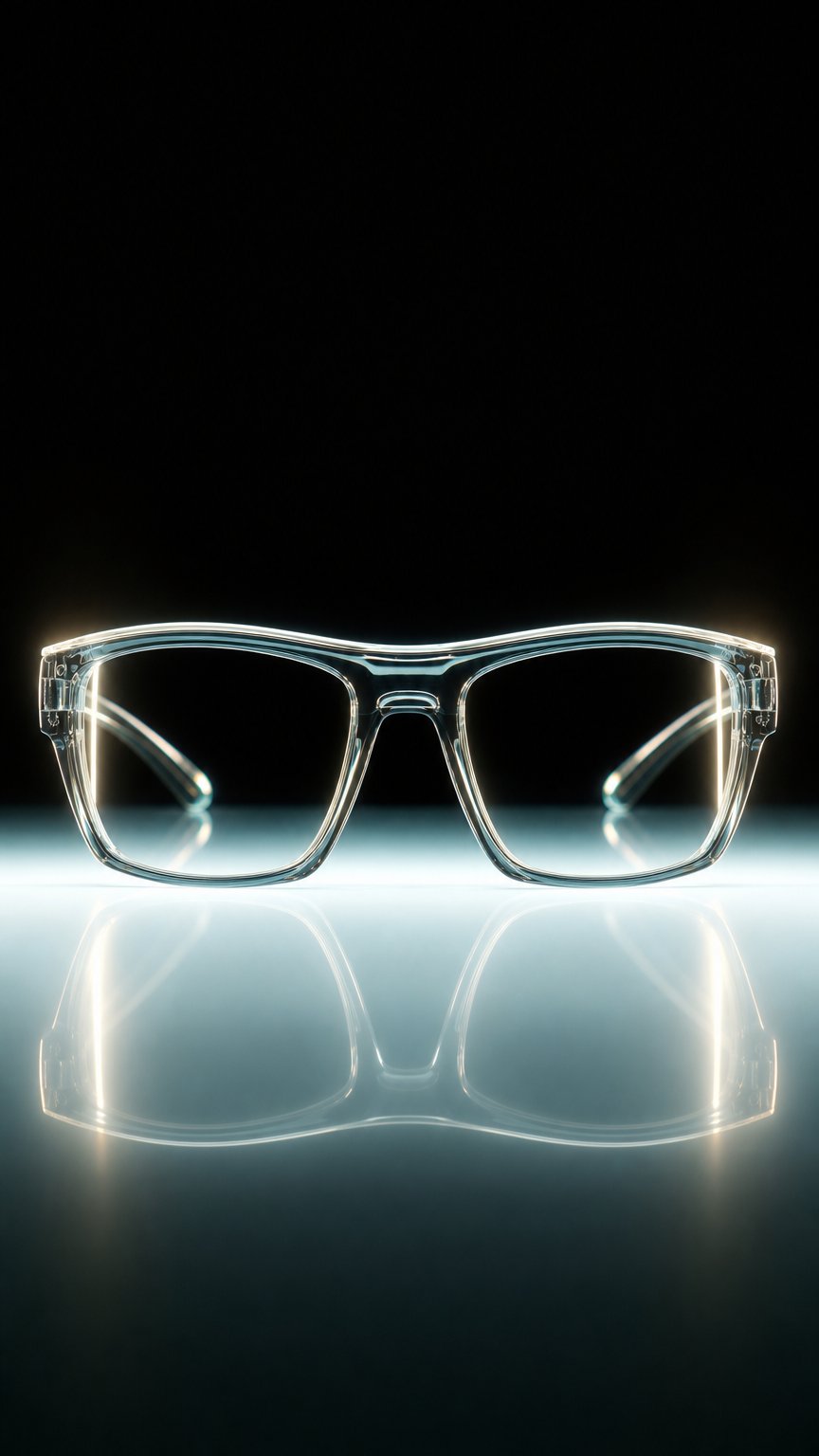 AI product shot of SH026 Transparent Light Blue