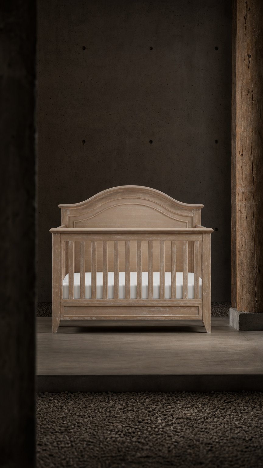 AI product shot of Barrow 4-in-1 Curve Top Convertible Crib
