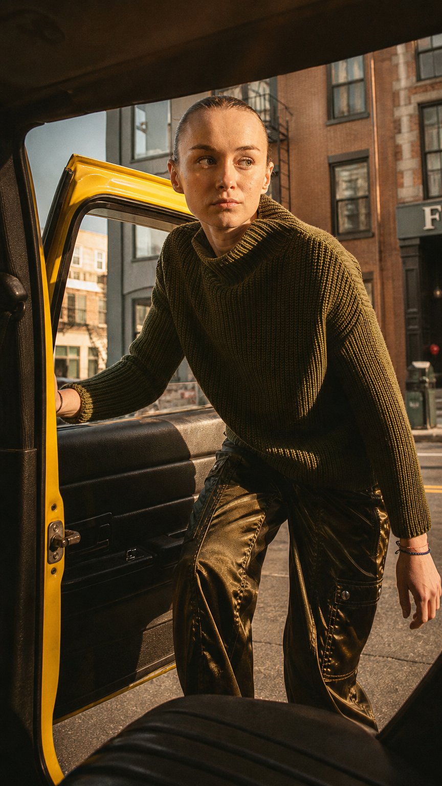 AI product shot of OLIWKOWY SWETER MARC O’POLO VINTAGE 90′