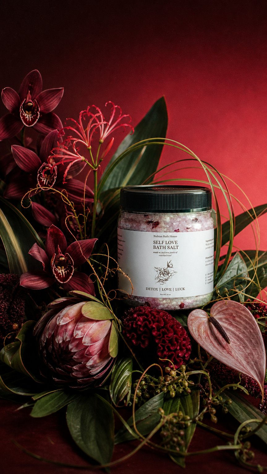 AI product shot of Self-Love Bath Salt - 14oz