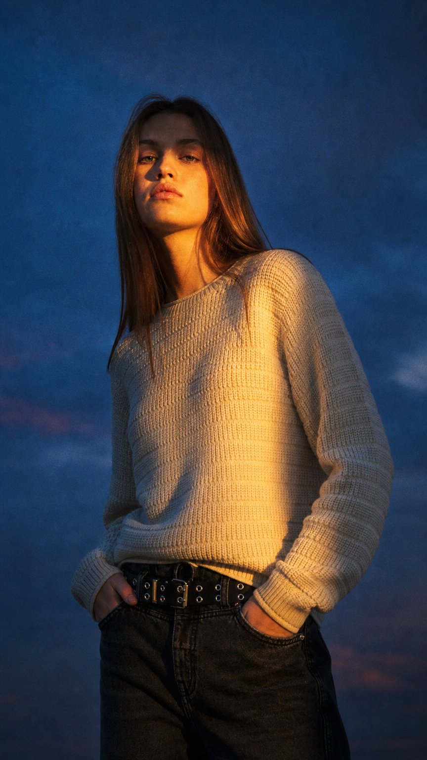 AI product shot of Strickpullover