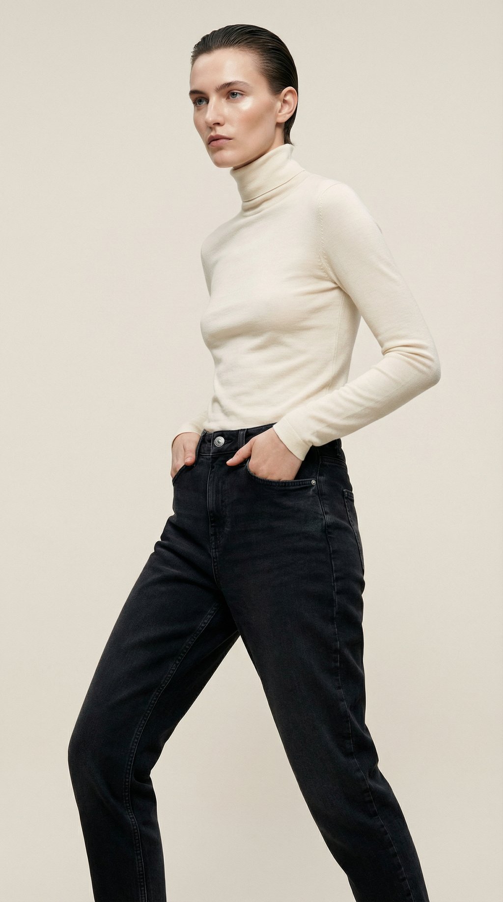 AI product shot of The Mom Jeans