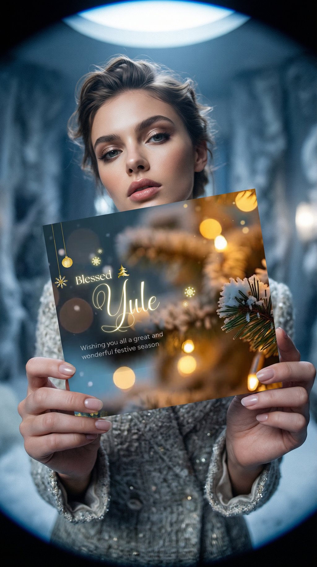 AI product shot of Ethereal Goddess Oracle Deck