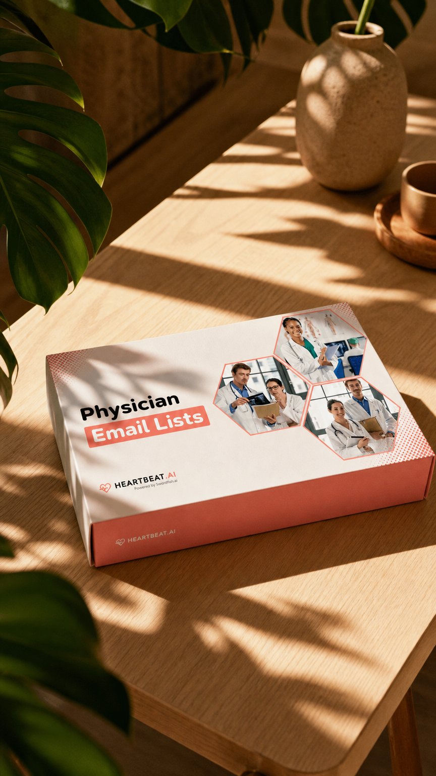 AI product shot of Physician Email Lists