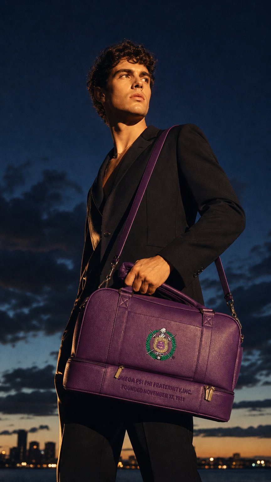 AI product shot of 2026 Boston Overnight Bag