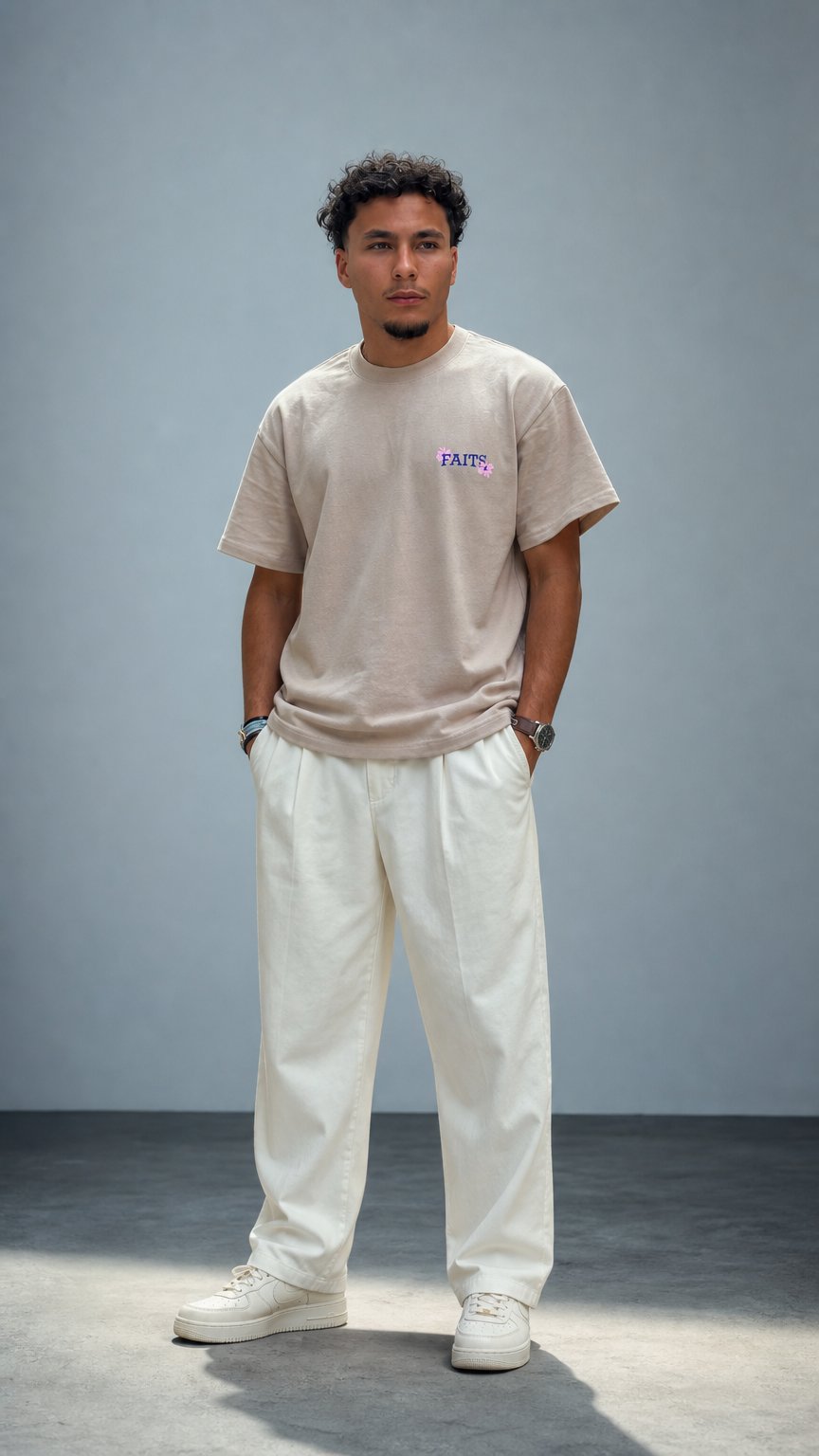 AI product shot of Double Flower Tee
