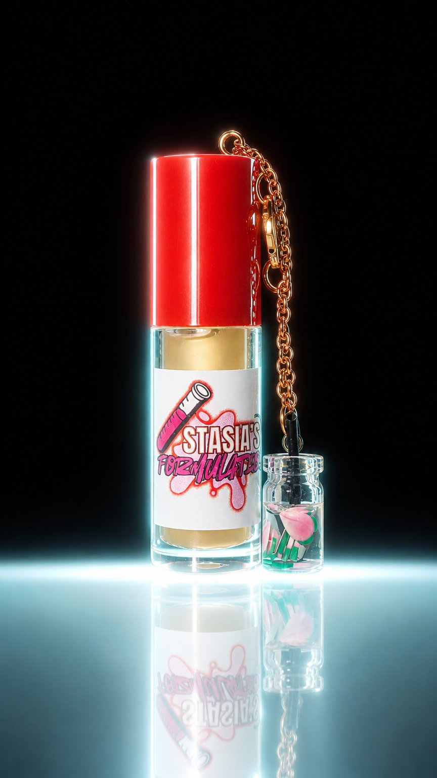 AI product shot of Stasia's Lip Mocktail