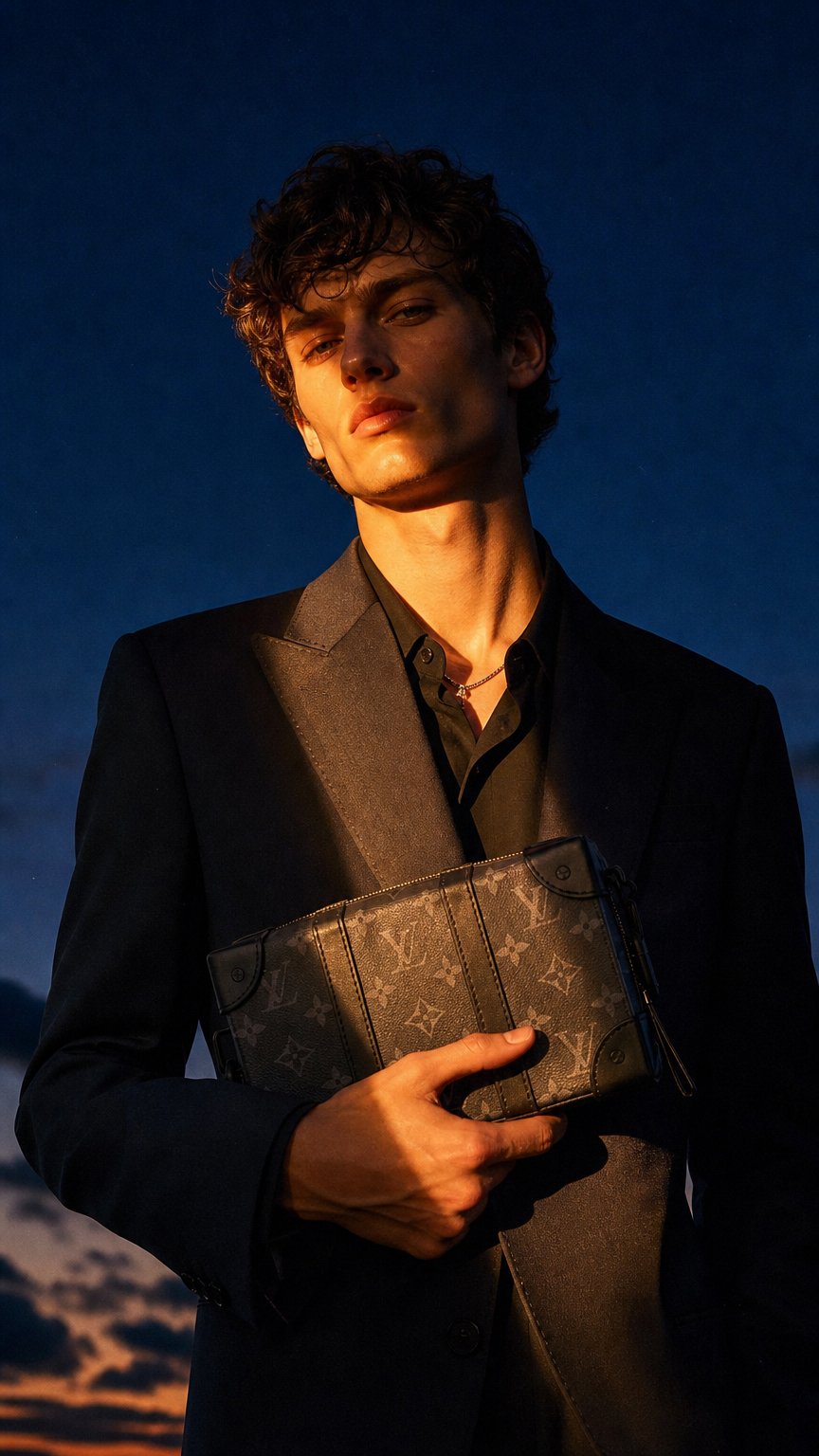 AI product shot of LV Trunk Wallet Bag