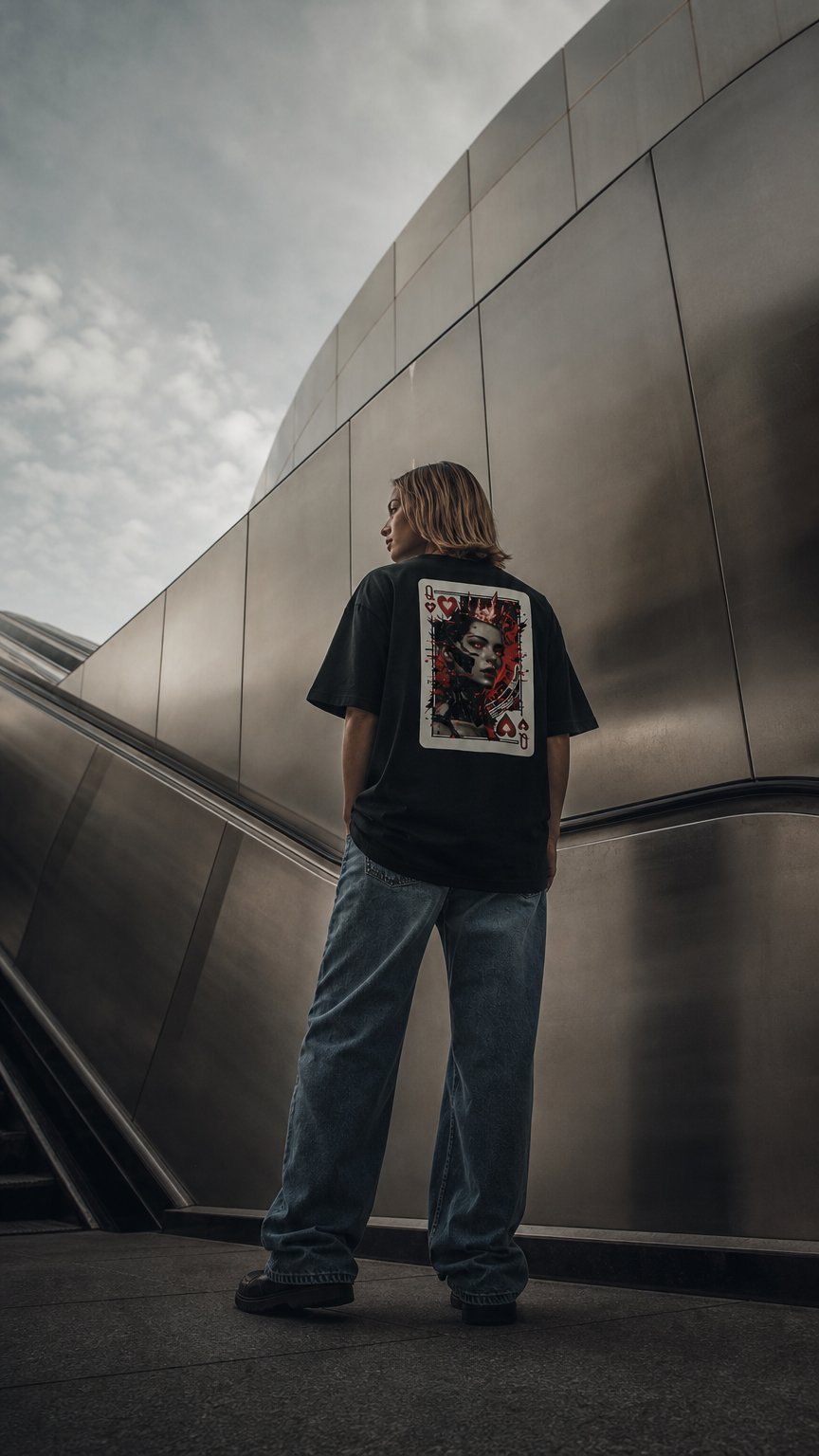 AI product shot of Voltage Reign — Tee (Women’s Fit)