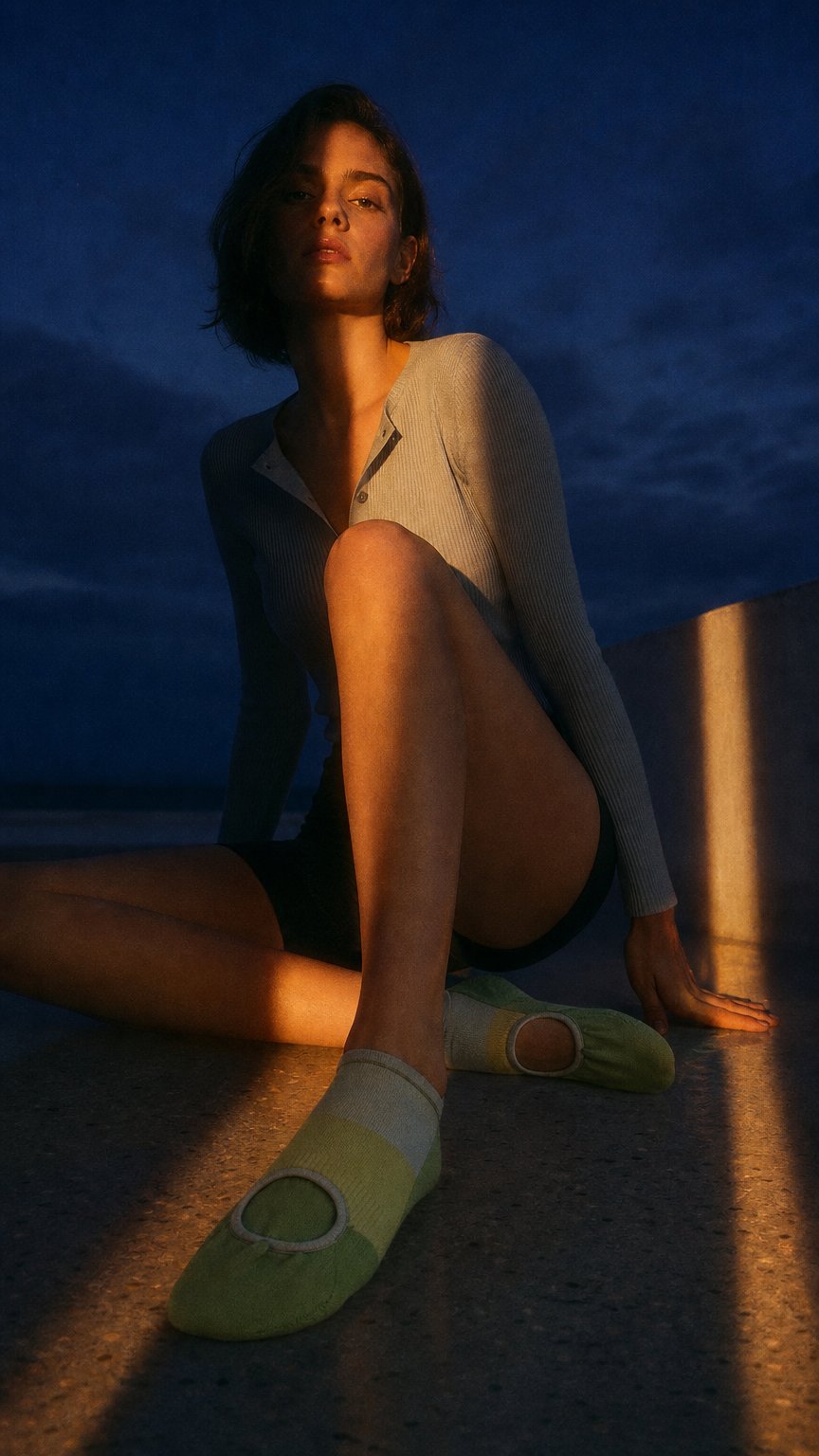 AI product shot of Women’s Lightweight Summer No-Show Socks