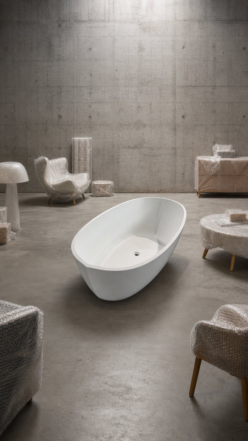 AI product shot of BATHTUB BBE 01