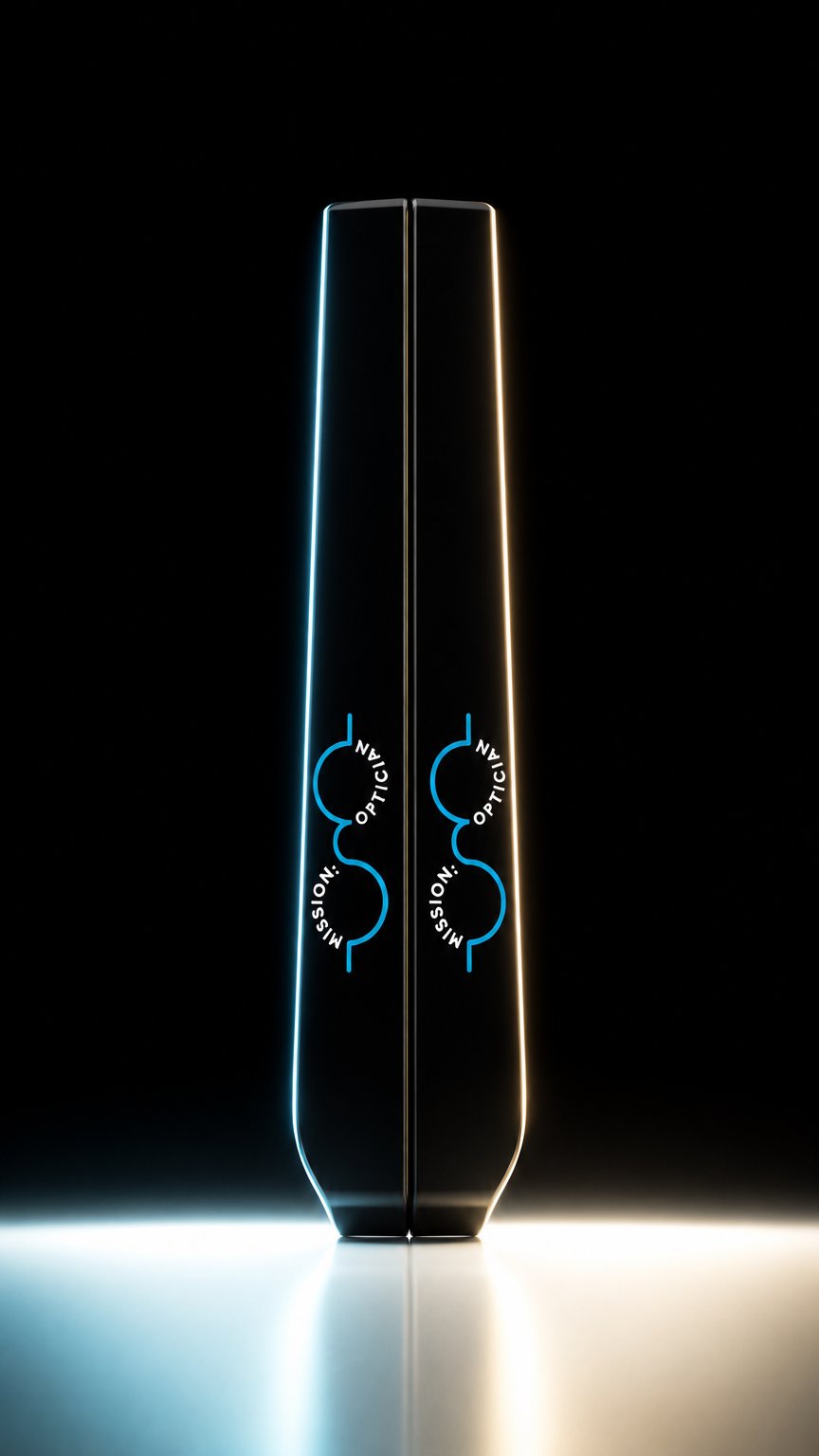 AI product shot of Mission Optician-Black - Black