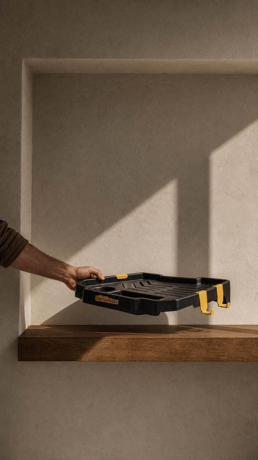 AI product shot of Barrow Boss Wheelbarrow Attachment