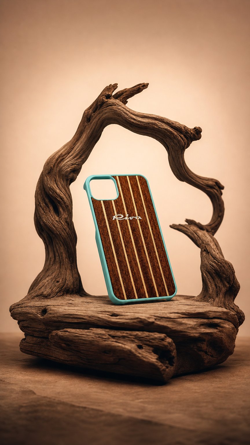 AI product shot of Acquamarina Cover iPhone