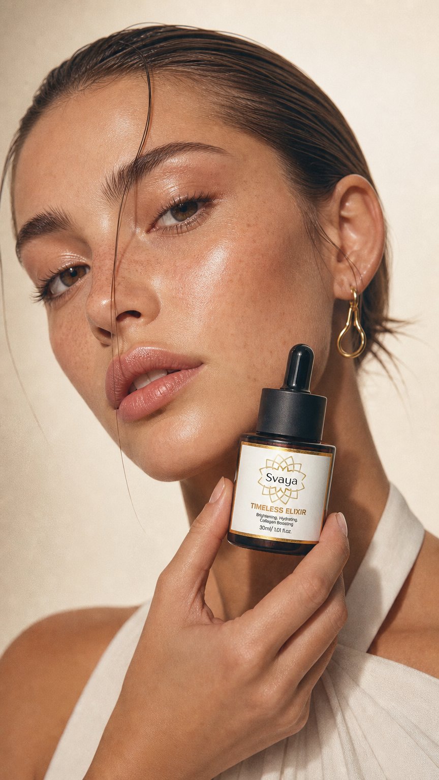 AI product shot of Timeless Elixir - Skincare Made Simple